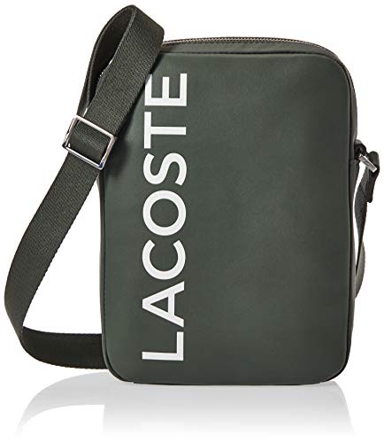 Lacoste Homme NH2933IA L.12.Cuir Animation Cabas et Pochette Vert (Thyme)