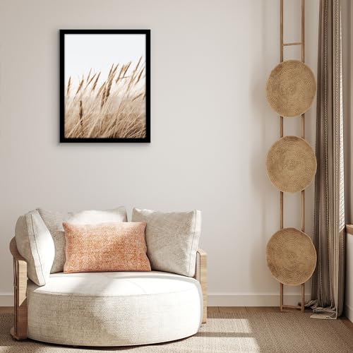Americanflat 18x23 Poster Frame with Polished Plexiglass - Black Picture Frame - Wide Photo Frames Made of Engineered Wood for Vertical or Horizontal Wall Display - Epic Collection - Black