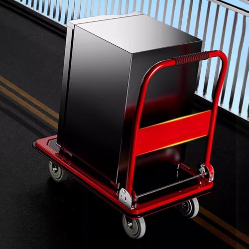 Carretilla plegable de plataforma resistente y ligera miniatura 6