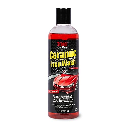Stoner Car Care 91113 Ceramic Prep Wash Soap Removes Waxes Sealants Glazes and Old Coatings to Prepare Automotive Paint for Ceramic Application Safe for All Finishes 16 fl oz