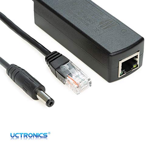 Uctronics Active Poe Splitter 12V - 2.1Mm Dc Barrel Jack For Ip Camera, Arduino With Ethernet And Wireless Access Point - Ieee 802.3Af/At Compliant #TOP1