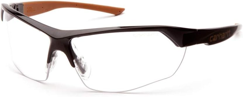 Braswell Anti-Fog Bifocal Reading Safety Glasses Eye Protection, Black Frame, Clear Lens, 2.5 Diopters