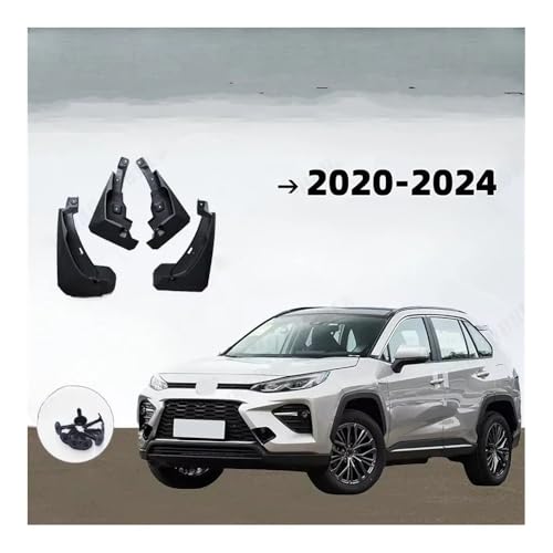 Guardabarros para Toyota Wildlander 2020 a 2024, juego de aletas protectoras para coche 6