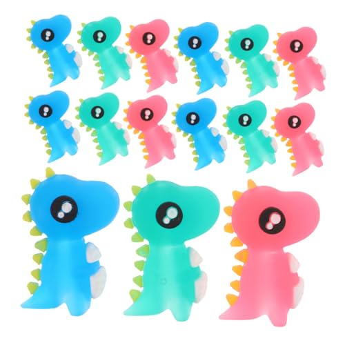 OUNONA 30個 かわいい恐竜デザイン 迷?筆套 シリコン製筆キャップ ペン先保護カバー 柔らかい素材で筆先端を守る ペンシル延長カバー 学生