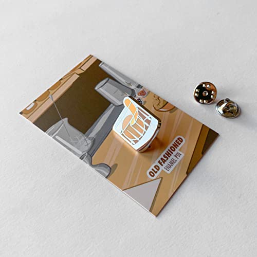 Image of Classic Cocktail Cute Enamel Pins for Bartender Aprons, Jackets, Backpacks and Purses, Shirt and Suit Lapels, Button Badges Brooch Fashion Jewelry