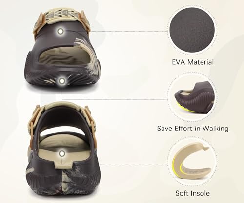 Image of COFACE Mens Orthotic Clogs Orthopedic Mules for Men Recovery Sandals Man Plantar Fasciitis Summer Casual Size 7-15