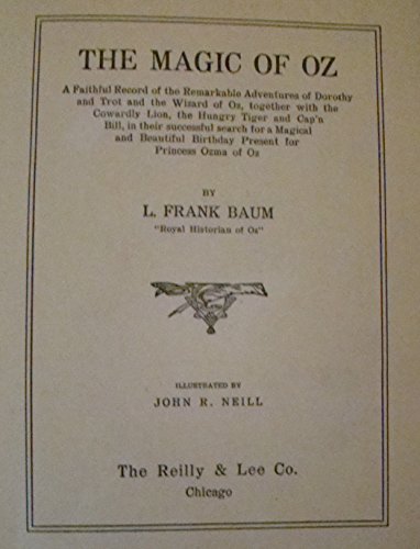 Magic Of Oz, The ( a story peopled with strange... B000JD46TO Book Cover