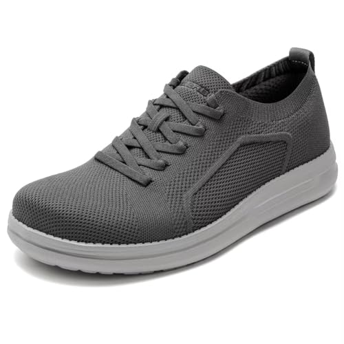 Image of 1TAZERO Men Slip On Shoes Loafer with Arch Support Insoles,Men Casual Shoes for Plantar Fasciitis