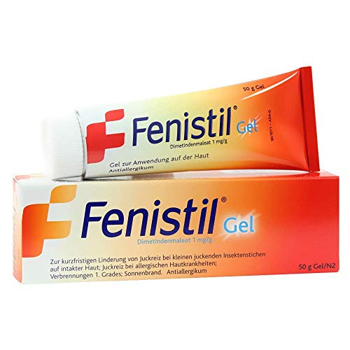 FENISTIL Gel 50g Fast Relief Jeuk Huid, huiduitslag, insectenbeten, Skinburns