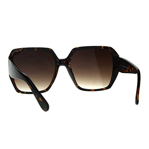 Womens Plastic Butterfly Rectangular Large Diva Sunglasses4