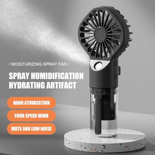 Ventilador ajustable de 4 velocidades para calor en interiores y viajes 3