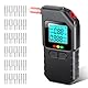 Alkoholtester Polizeigenau mit Zwei Sensoren, 30 Mundstücken, Professioneller Atemalkoholtester mit LCD-Digitalanzeige, Tragbarer Alkoholmessgerät für Den Persönlichen und Professionellen Gebrauc