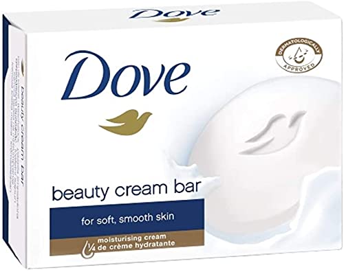 Dove Soap Original Beauty Bar Gentle Cleanser for Softer and Smoother Skin with 1/4 Moisturizing Cream White More Moisturizing than Bar Soap,135gm Pack of 8 - 4