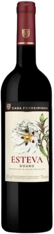 Vinho Tinto Português Casa Ferreirinha Esteva Douro 750ml 2021 – Seco, Corpo Leve, Aromas de Frutas Vermelhas e Toque Amadeirado