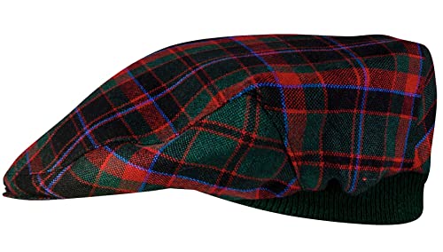 Casquette plate tartan Cumming Hunting de fabrication écossaise haut de gamme