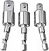 3-Piece Power Drill Sockets Adapter Sets, 360Â°Rotatable Hex Shank Impact Driver Socket Adapter, Socket to Drill Adapter 1/4