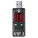 Produktbild HaiQianXin USB Farbe LCD Voltmeter Amperemeter Ladegerät Spannungsprüfer Meter Display Strommesser Multimeter USB Tester (Color : Black)