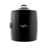 Zogics Wall-Mounted No-Touch Wipe Dispenser, 1 Unit Black