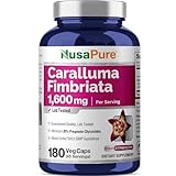 NusaPure Caralluma Fimbriata 1600mg - 180 Veggie Capsules (Non-GMO, Vegan)