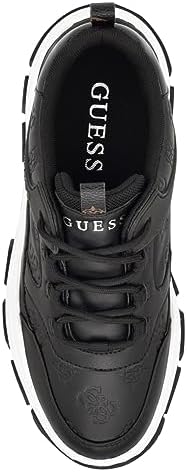 GUESS Women's BISUN Sneaker, Black 001, 11 | Image 3