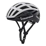 Riflettori Cratoni C-Airlite Casco da bicicletta bianco-nero opaco S/M (52-56 cm)