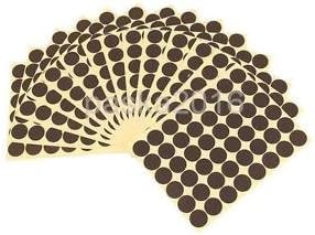 720Pcs 25mm Dots Sticker Round Circle Blank Labels Self Adhesive- Black