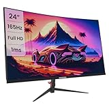 Monitor Concórdia Gamer Curvo CZ238F 24' 165hz LED Full HD HDMI DP USB SRGB 99% Freesync Premium