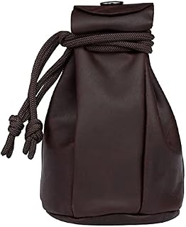 STILORD 'Niklas' Vintage Leather Pouch Purse Coin Bag Bag Men Women Key Pouch Genuine Vintage Leather, Colour:Cognac Dark Brown