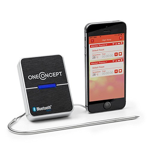 OneConcept Meatmaster Termometro Barbecue