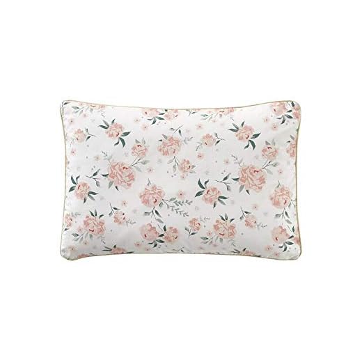 VERTBAUDET Taie d'oreiller bébé EAU DE ROSE Oeko-Tex® écru/rose 40X60