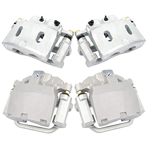 Image of SCITOO 4PCS Front & Rear Calipers 18-B5031 18-B5030 18-B4919A 18-B4918A Brake Calipers Assembly With Bracket Fit For Cadillac Escalade 2008-2016,For GMC Sierra 1500 2007-2017,For GMC Yukon 2008-2017