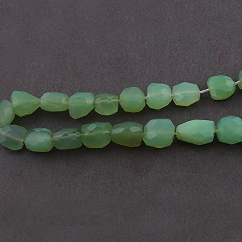 Perles de calcédoine verte naturelle LKBEADS de qualité supérieure pour bijoux artisanaux