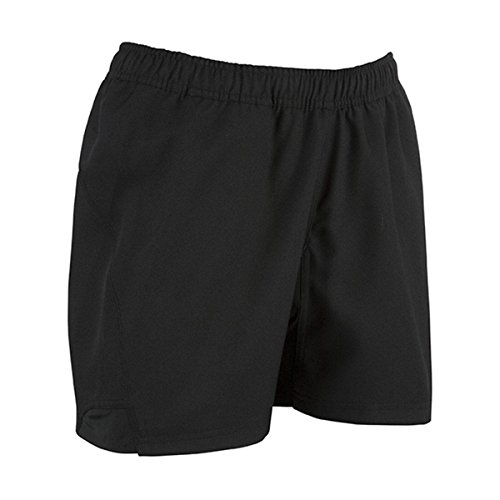 Rugby Shorts Football Referee Shorts Unbranded Teamwear Pro Rugby Shorts (Black, Medium)