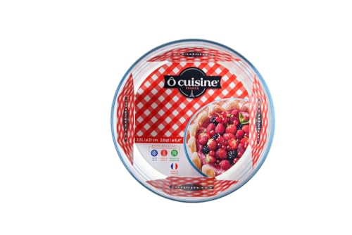 Ocuisine Ôcuisine® Fluted Flan Dish & Souffle Dish Pack of 2 Glass Dishes Extreme Resistance | Oven Safe - Freezer Safe - Microwave Safe | Borosilicate Glass | Made in France Flans & Souffles - Image 4