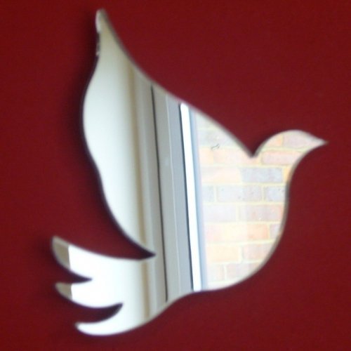 Sendmeamirror Dove Mirror 12cm x 10cm