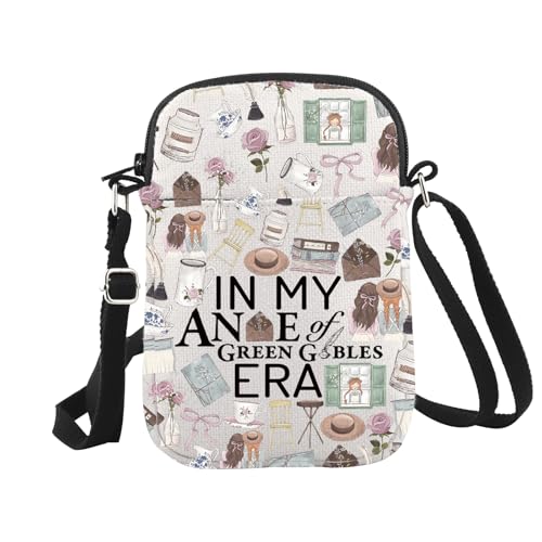 WCGXKO Classic Literature Gift In My Anne Era Crossbody Bag Bookworm Gift Book Nerd Merch