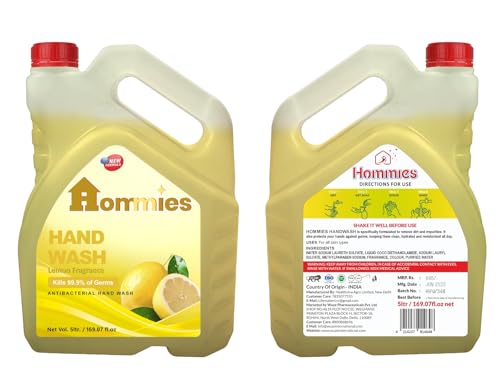 Image of Hommies Liquid Handwash, 5 Litre Lemon