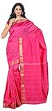 KoC Indian Traditional Ethnic Women wear Art Silk Saree -Magenta