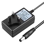 25.2V 1A Massage Gun Charger Adapter, Power Supply Cord, Replacement Electric Massager Charging Cable with LED Indicator for Fascia Guns, Wide Voltage Adaptability (100-240V), 1m UK Plug