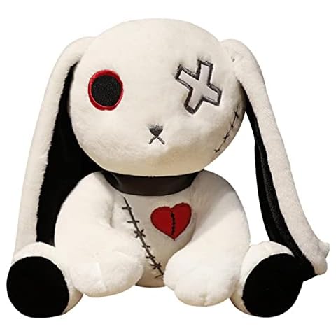 HINAA Halloween Goth Rabbit Plush Toy Cover
