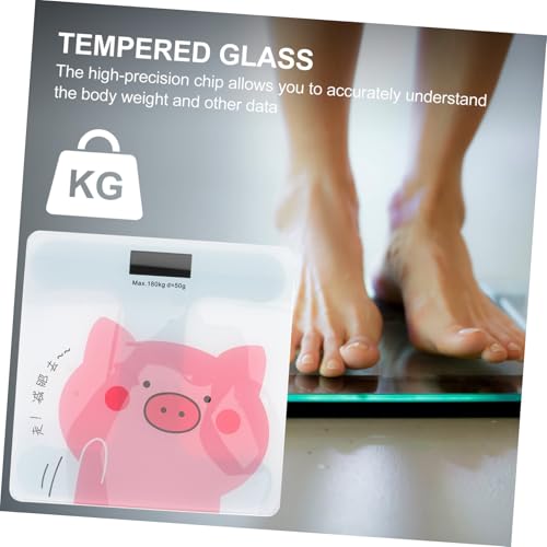 Balance de salle de bain Outanaya écran digital pesée exacte - 6