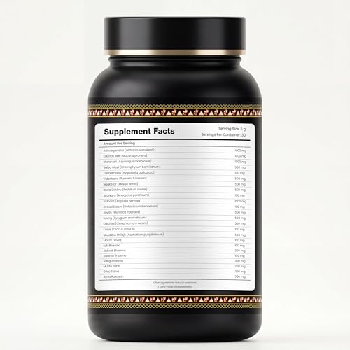 Image of Herbal Deck PLAY MOR African Superherbs Herbal Powder | 150g Ayurvedic Wellness Blend for Vitality, Strength & Immunity | Powder for Stamina and Strength (Pak of 1)
