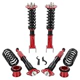 STRUTSTORE Coilovers Suspension Kit Fit for Chrysler for 300 2011-2022, for Dodge for Charger 2011-2022, for Dodge for Challenger 2011-2022 Coilovers Struts, Height Adjustable Lowering Kit, Red