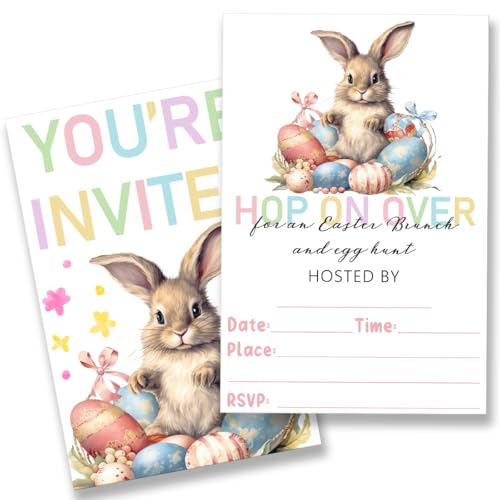 YLKJSTYS Easter Brunch Invitations