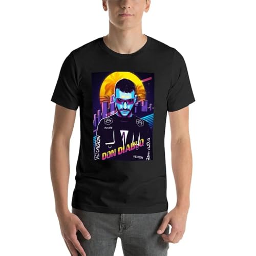 Photo de dewe3tdesdEU Don-Diablo-T-Shirt-Oversized-t-Shirts-Anime-t-Shirt-Graphic-t-Shirt-Mens-t