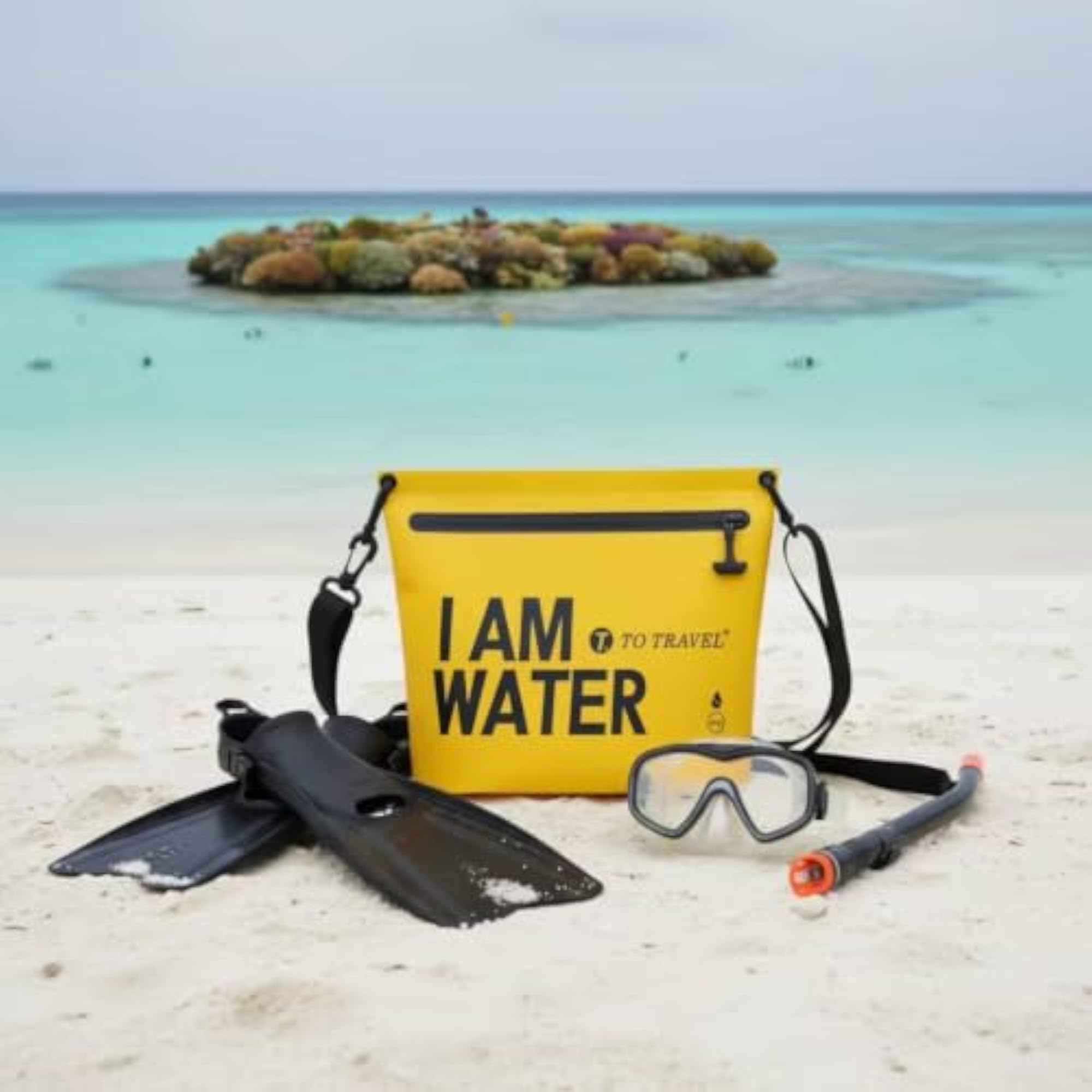 Waterproof Crossbody Bag with Touchscreen Window, Adjustable
