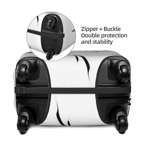 Minimalist Woman Line Art Elastic Travel Luggage Covers Dustproof Scratch-Resistant Suitcase Protector Fit 22-24 Inch2