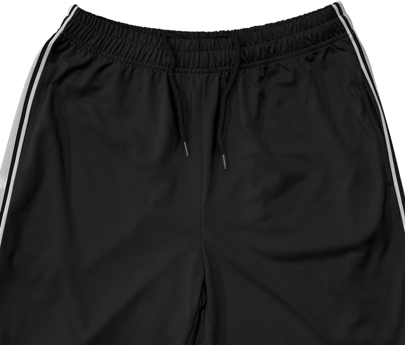 Men's Baggy Sweatpants Straight Leg Open Bottom Joggers Casual Lightweight Athletic Pants with Pockets - Image 8