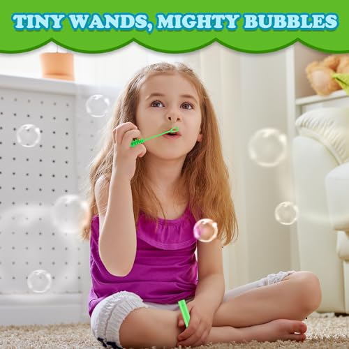 Bubbles Party Favors Supplies for Kids,20-300 Pack Mini Bubble Wand Toys for Toddler, Halloween Goodie Bag Stuffers Fillers Treats Non Candy,Small Pinata Birthday Classroom Camping Gifts for Boy Girl