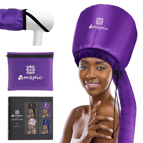 Acessório para secador de cabelo com capô – faixa de cabeça integrada para acelerar o tempo de secag